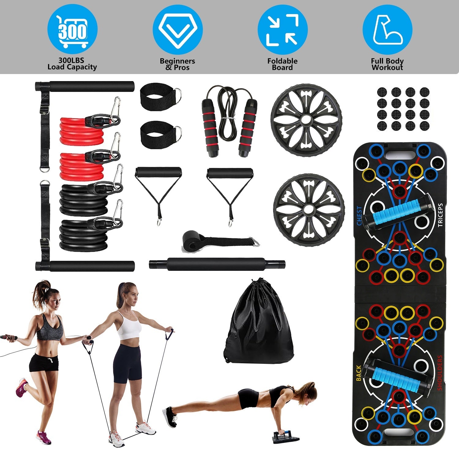 Multifunctional Push Up Board Pilates